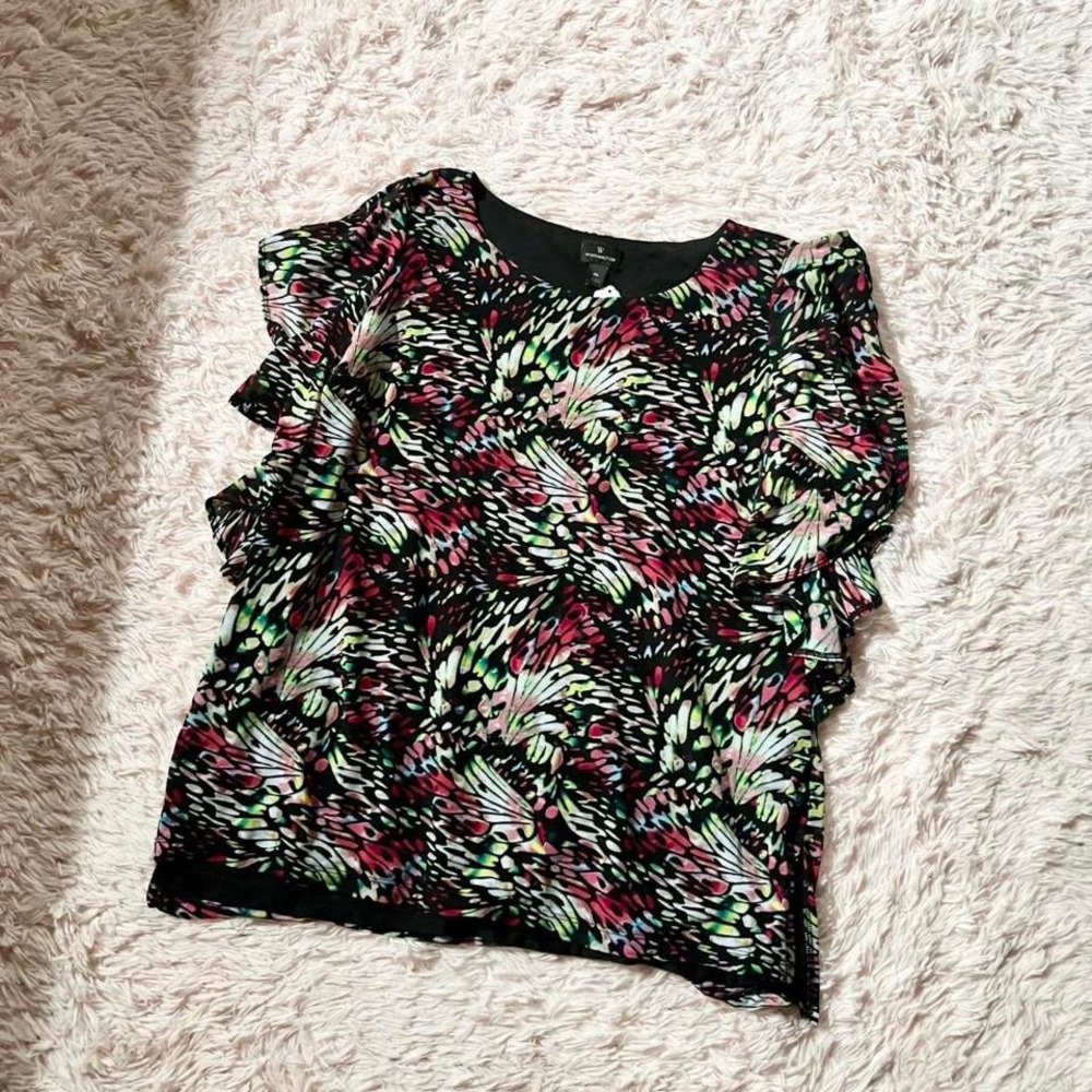 Butterfly Whimsical Flowy Grandma core Cottage Fairy‎ Core Womens XL Artistic